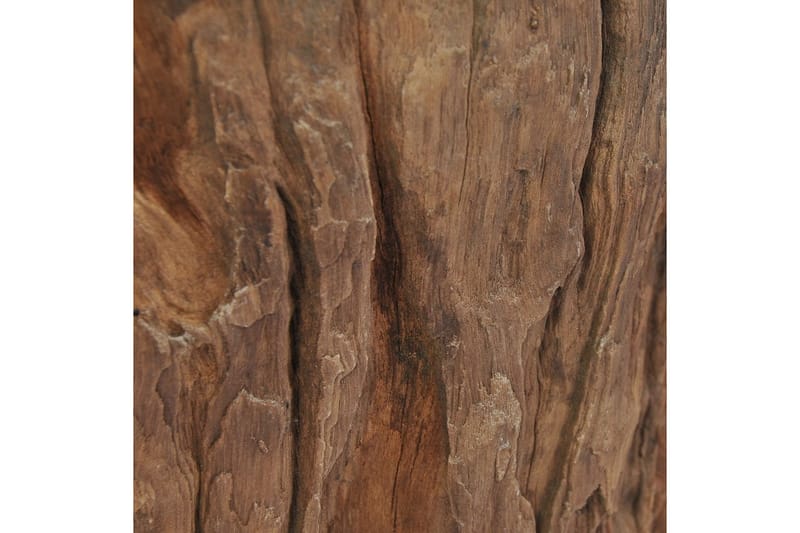 Salongbord teak glass 50x40 cm - Glass/Teak - Møbler - Bord - Sofabord
