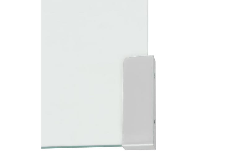 Salongbord temperert glass 49,5x50x45 cm klar - Glass - Sofabord