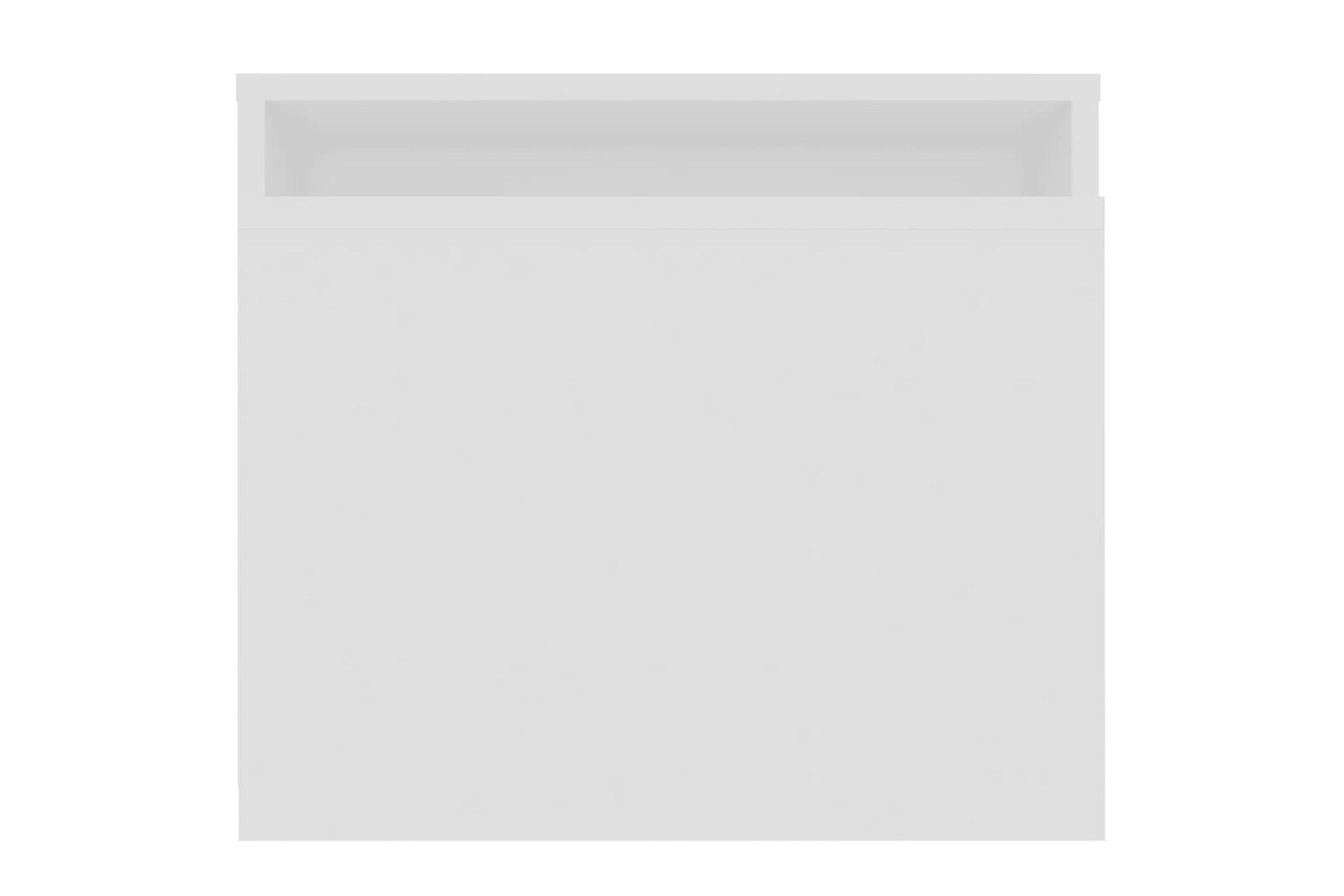 Salongbordsett hvit 100x48x40 cm sponplate - Møbler - Bord - Sofabord