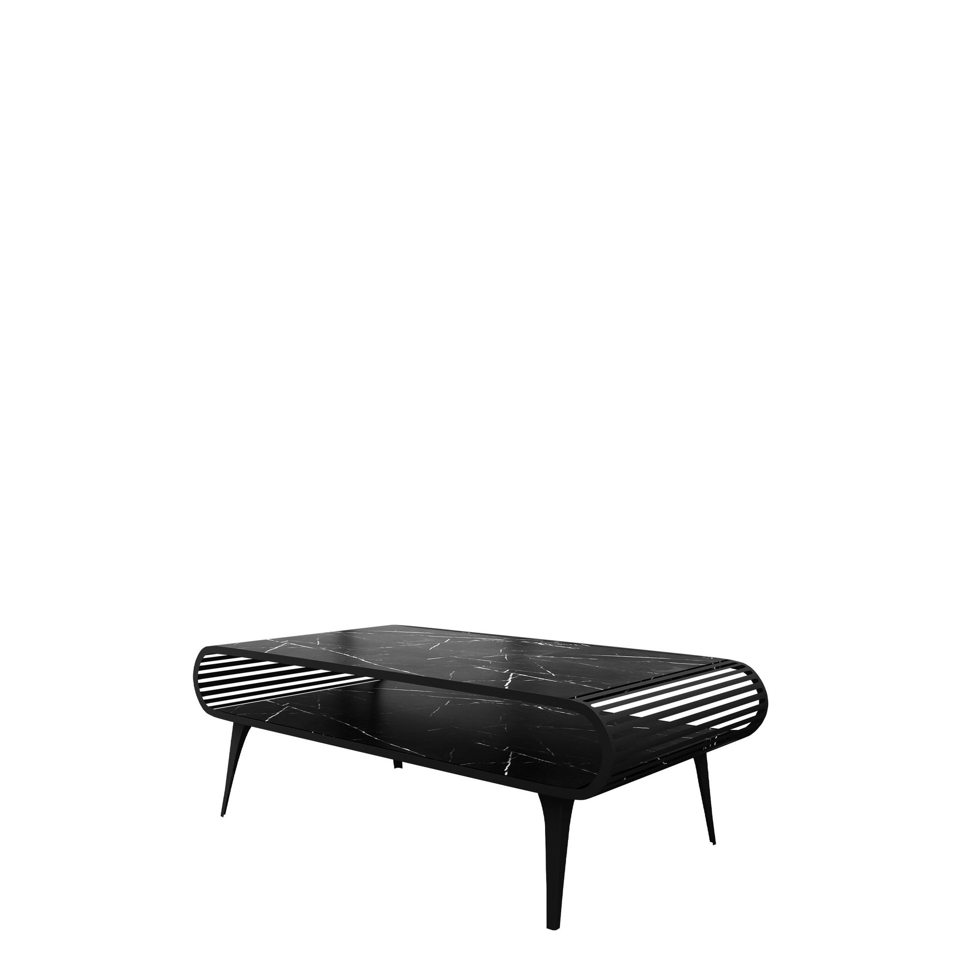 Salvaris Sofabord 120 cm - Svart marmor