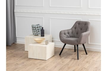 Samon Kvadratisk Sofabord 58 cm i Stein - Beige - Møbler - Bord - Sofabord