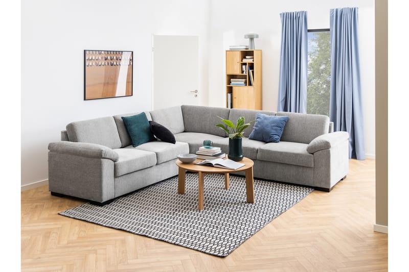 Samsudin Sofabord 90 cm Rund - Natur - Møbler - Bord - Sofabord