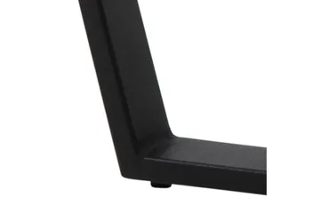 Sansi 77 cm Rundt Sofabord i Tre med Marmormønster - Sort - M øbler - Bord - Sofabord
