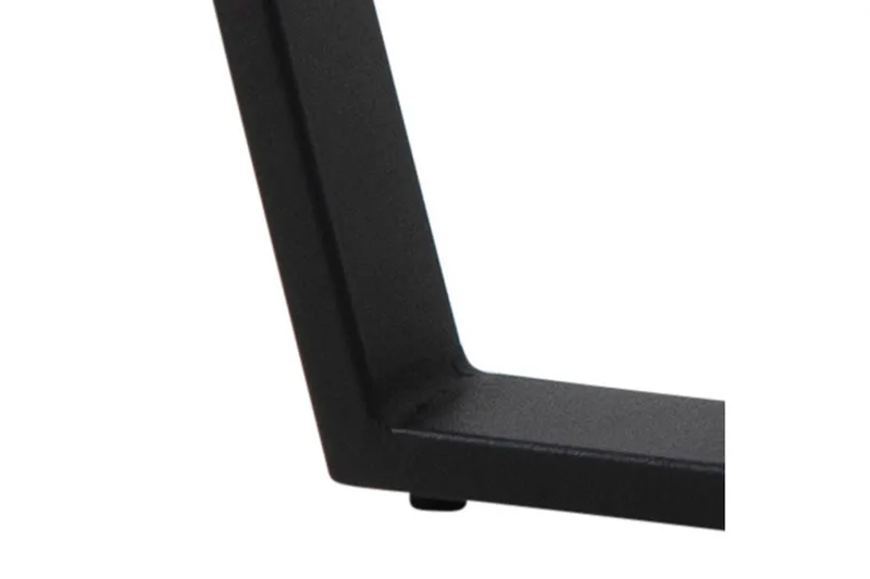 Sansi 77 cm Rundt Sofabord i Tre med Marmormønster - Sort - Møbler - Bord - Sofabord