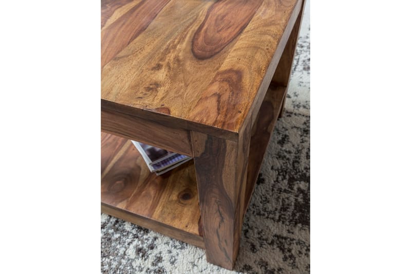 Sarahrose Sofabord 60 cm med Oppbevaringshylle - Massivt Tre - Møbler - Bord - Sofabord