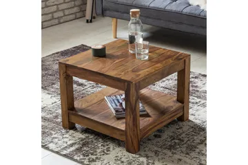 Sarahrose Sofabord 60 cm med Oppbevaringshylle - Massivt Tre - Møbler - Bord - Sofabord