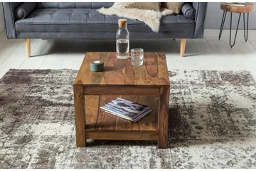 Sarahrose Sofabord 60 cm med Oppbevaringshylle - Massivt Tre - Møbler - Bord - Sofabord