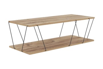 Sarnate Sofabord 120 cm med Oppbevaring Hylle