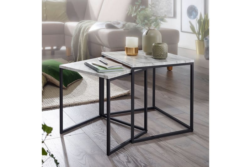 Satsbord Wohnling Vit - Møbler - Bord - Sofabord