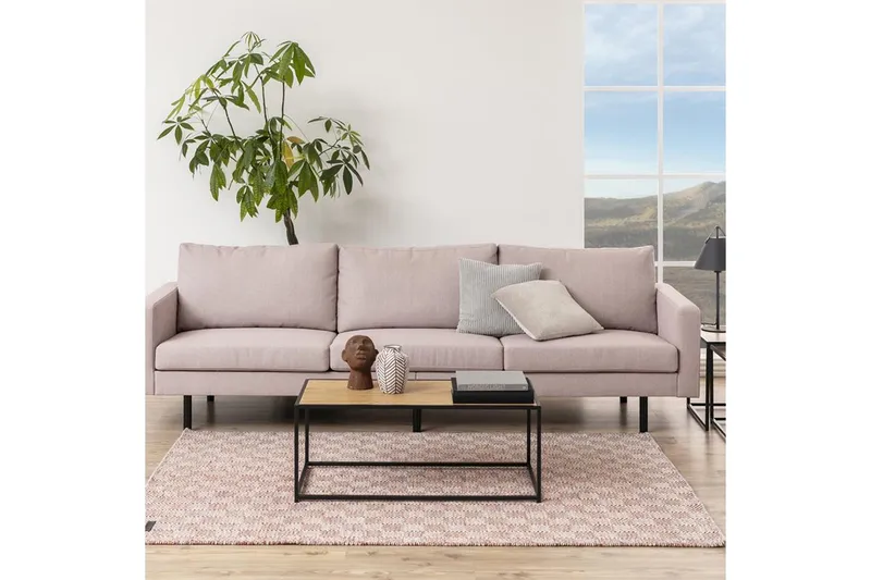 Seaford Sofabord Eik/Svart, undefined