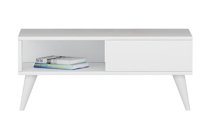 Sebseda Sofabord 90x40x90 cm - Hvit - Møbler - Bord - Sofabord