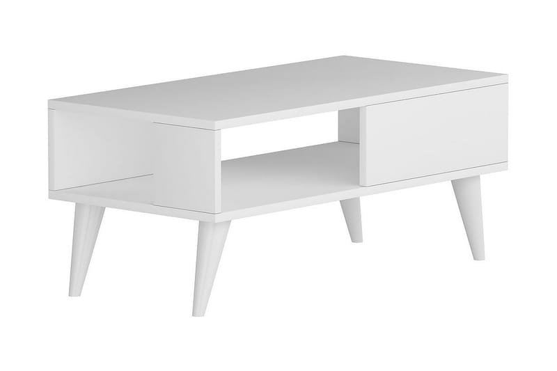 Sebseda Sofabord 90x40x90 cm - Hvit - Møbler - Bord - Sofabord