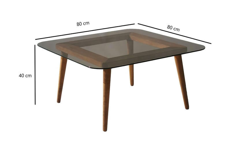 Selter Sofabord 80 cm - Bronse - Møbler - Bord - Sofabord