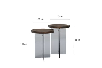 Serenity Sofabord 35 cm - Grå - Møbler - Bord - Sofabord