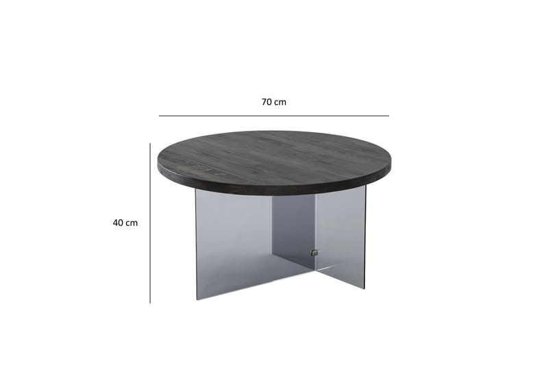 Serenity Sofabord 70 cm - Antrasitt - Møbler - Bord - Sofabord