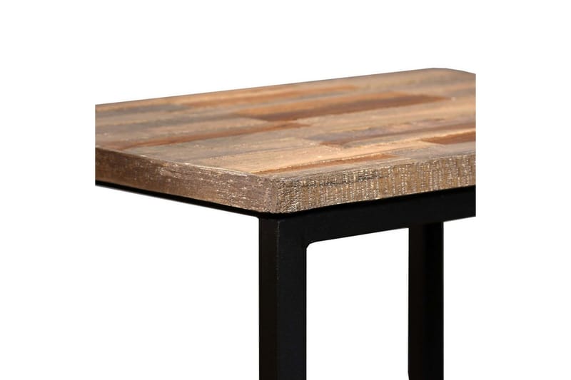 Settbord salongbord 3 deler heltre gjennvunnet teak - Resirkulert Tre - Møbler - Bord - Sofabord