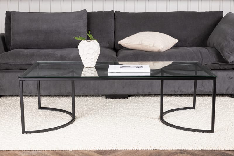 Skanör Sofabord 140x70x42 cm - Sort - Møbler - Bord - Sofabord
