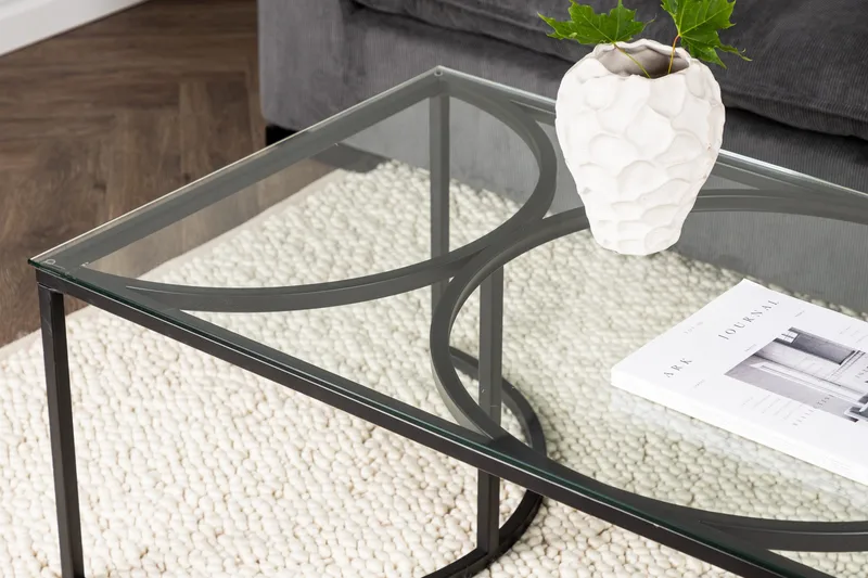 Skanör Sofabord 140x70x42 cm - Sort - Møbler - Bord - Sofabord