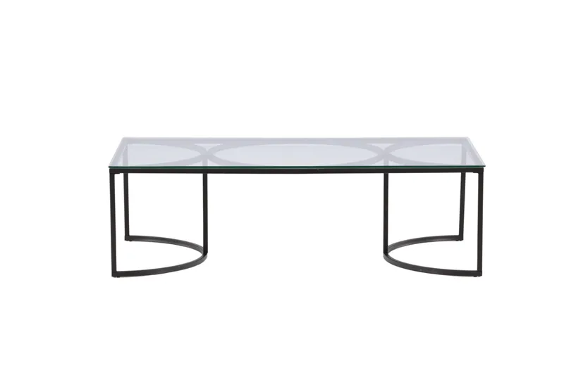 Skanör Sofabord 140x70x42 cm - Sort - Møbler - Bord - Sofabord