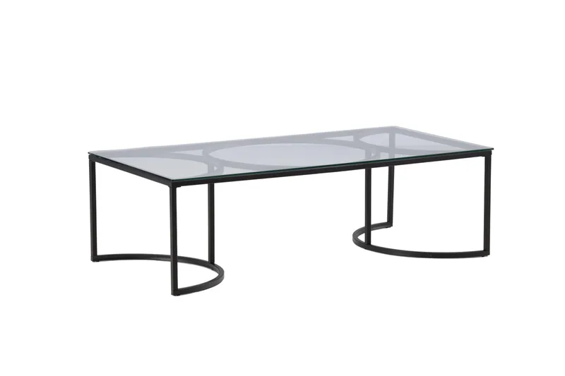 Skanör Sofabord 140x70x42 cm - Sort - Møbler - Bord - Sofabord