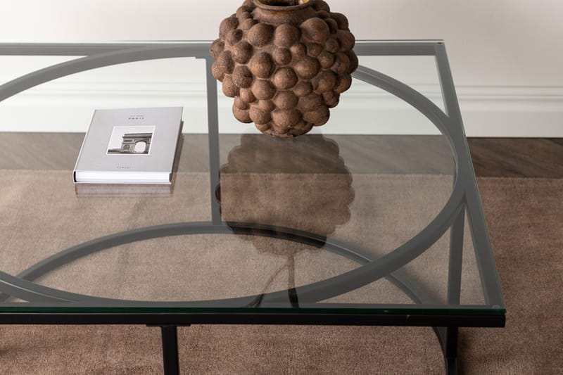 Skanör Sofabord 90x90x42 cm - Sort - Møbler - Bord - Sofabord