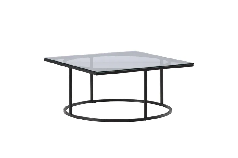 Skanör Sofabord 90x90x42 cm - Sort - Møbler - Bord - Sofabord