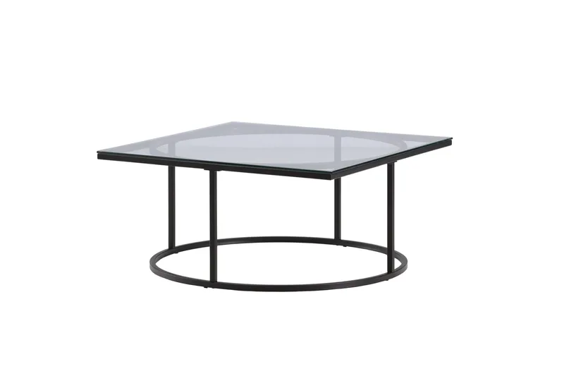 Skanör Sofabord 90x90x42 cm - Sort - Møbler - Bord - Sofabord