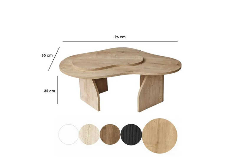 Sofabord Smeltet Sudamaleik - Sudamaleik - Møbler - Bord - Sofabord