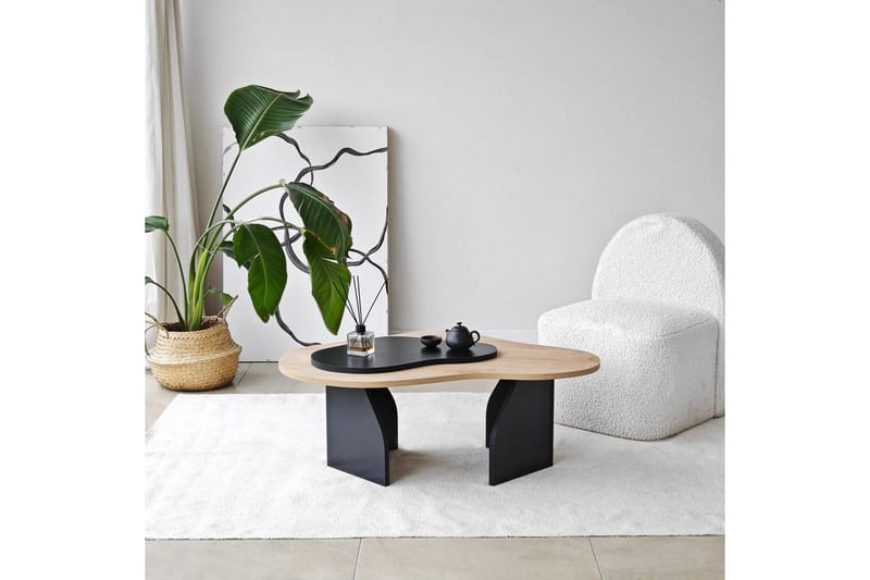 Sofabord Smeltet Sudamaleik / Svart - Sudamaleik / Svart - Møbler - Bord - Sofabord