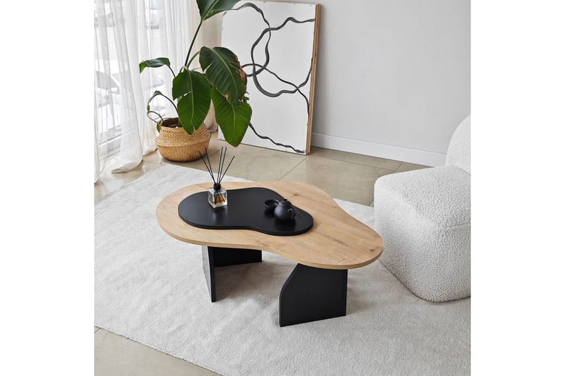 Sofabord Smeltet Sudamaleik / Svart - Sudamaleik / Svart - Møbler - Bord - Sofabord