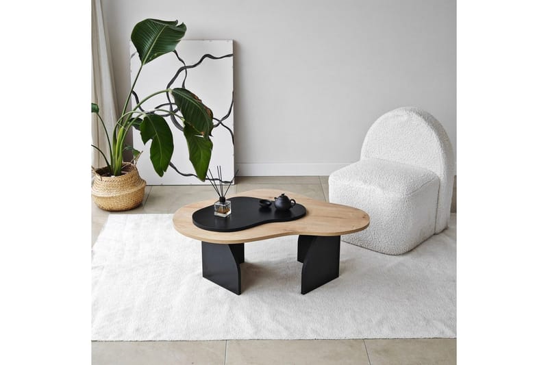 Sofabord Smeltet Sudamaleik / Svart - Sudamaleik / Svart - Møbler - Bord - Sofabord
