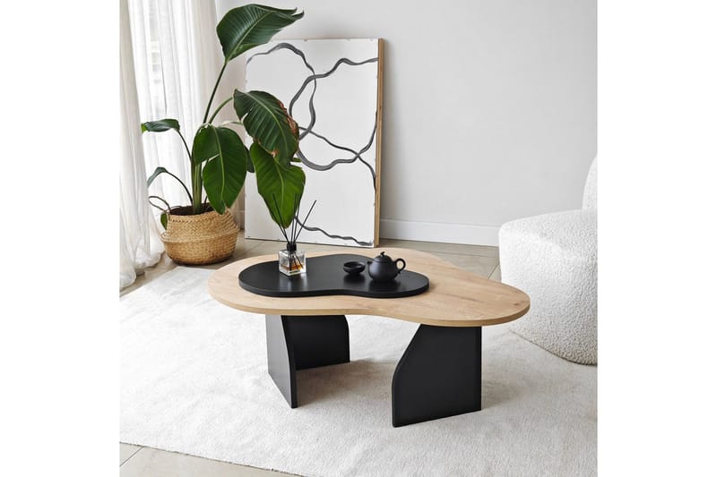 Sofabord Smeltet Sudamaleik / Svart - Sudamaleik / Svart - Møbler - Bord - Sofabord