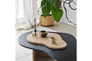 Sofabord Smeltet Svart / Sudamaleik - Svart / Sudamaleik - Møbler - Bord - Sofabord