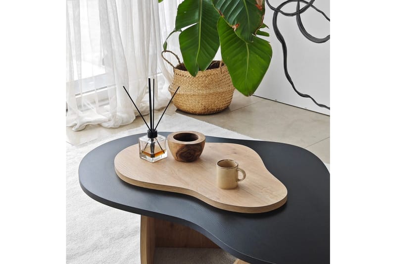 Sofabord Smeltet Svart / Sudamaleik - Svart / Sudamaleik - Møbler - Bord - Sofabord
