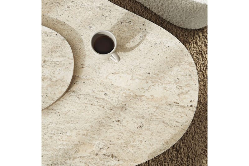 Sofabord Smeltet Travertin - Travertin - Møbler - Bord - Sofabord