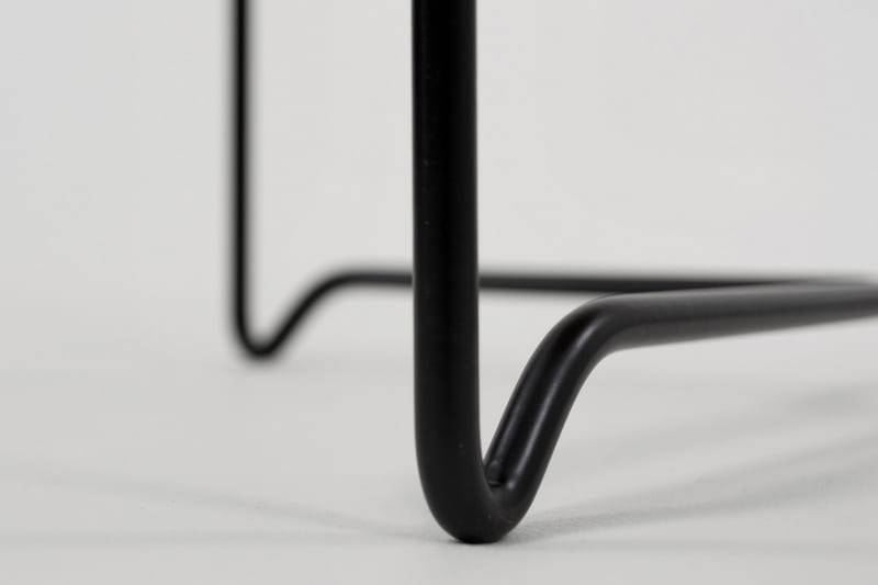 Sobel Sofabord 45 cm Rundt - Valnøtt/Svart - Møbler - Bord - Sofabord
