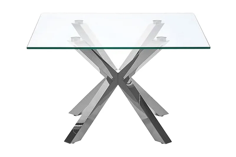 Sofabord gjennomsiktig/Sølv STARLIGHT, Sølv