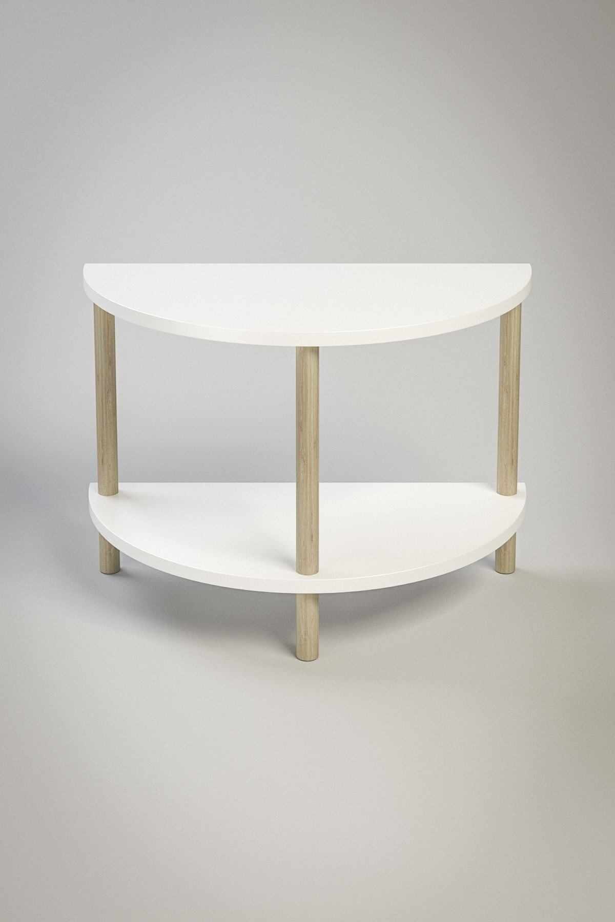 Sofabord Hanah Home Peka Cube (60 x 42 x 30 cm) Hvit - Hvit