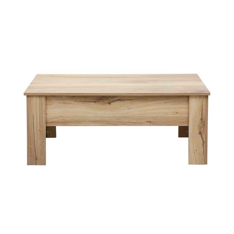 Sofabord HOME4YOU Hannes 100x50x42 cm rustikk melamin - Brun - Møbler - Bord - Sofabord