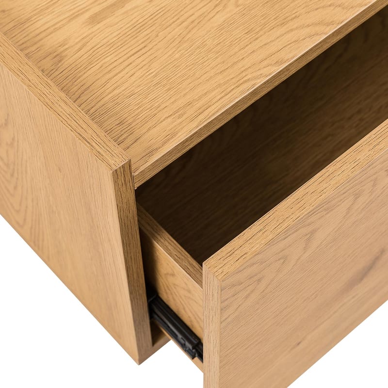 Sofabord HOME4YOU Sacha 120x60x35 cm melamin med eikebark - Melamin med eikebark - Møbler - Bord - Sofabord