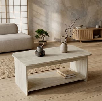 Sofabord Homitis Chibo (100 x 41,8 x 50 cm) Travertin - Møbler - Bord - Sofabord