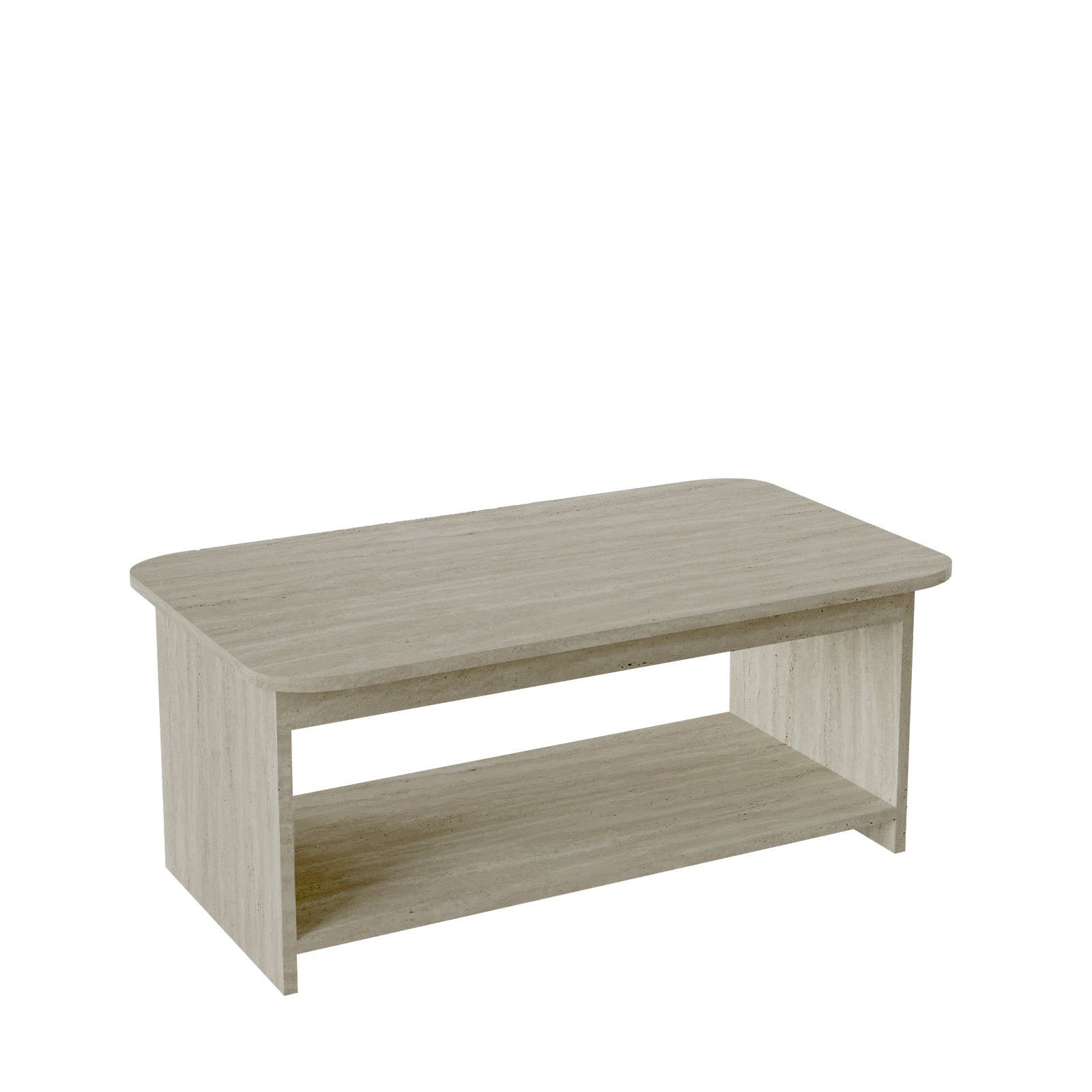 Sofabord Homitis Chibo (100 x 41,8 x 50 cm) Travertin -