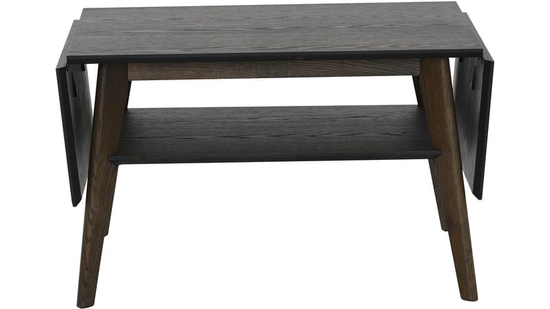 Sofabord Hovden med Klaff & Hylle - Brun - Møbler - Bord - Sofabord - Sofabord med oppbevaring