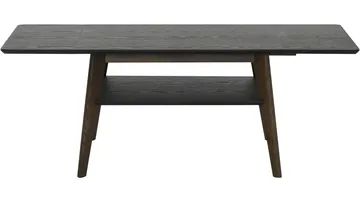 Sofabord Hovden med Klaff & Hylle - Brun - Møbler - Bord - Sofabord - Sofabord med oppbevaring