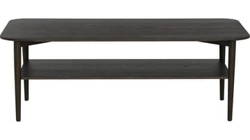 Sofabord Ravik med Hylle 135x65 cm - Brunlakkert - Møbler - Bord - Sofabord - Sofabord med oppbevaring
