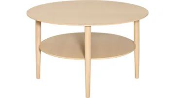 Sofabord NFG Rondo Ø85 cm Vitpigmenterat - Hvitpigmentert - Møbler - Bord - Sofabord