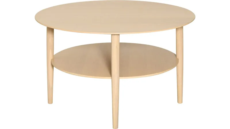Sofabord NFG Rondo Ø85 cm Vitpigmenterat - Hvitpigmentert - Møbler - Bord - Sofabord