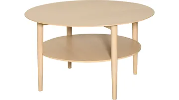 Sofabord NFG Rondo Ø85 cm Vitpigmenterat - Hvitpigmentert - Møbler - Bord - Sofabord