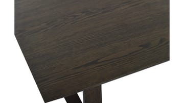 Sofabord Norvik 140 cm - Brunlakkert eikefinér med hvitpigmentert finish - Møbler - Bord - Sofabord