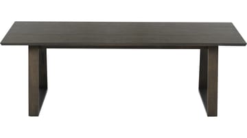 Sofabord Norvik 140 cm - Brunlakkert eikefinér med hvitpigmentert finish - Møbler - Bord - Sofabord